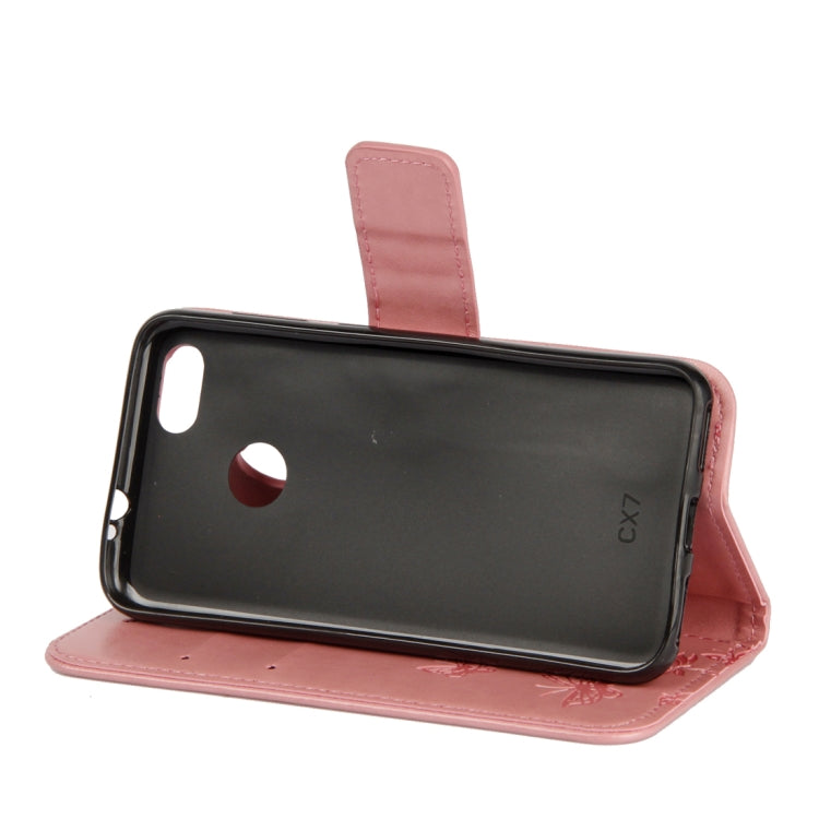 For Huawei Y9 (2018) Lotus Butterfly Pattern Horizontal Flip Leather Case with Holder & Card Slots & Wallet & Lanyard