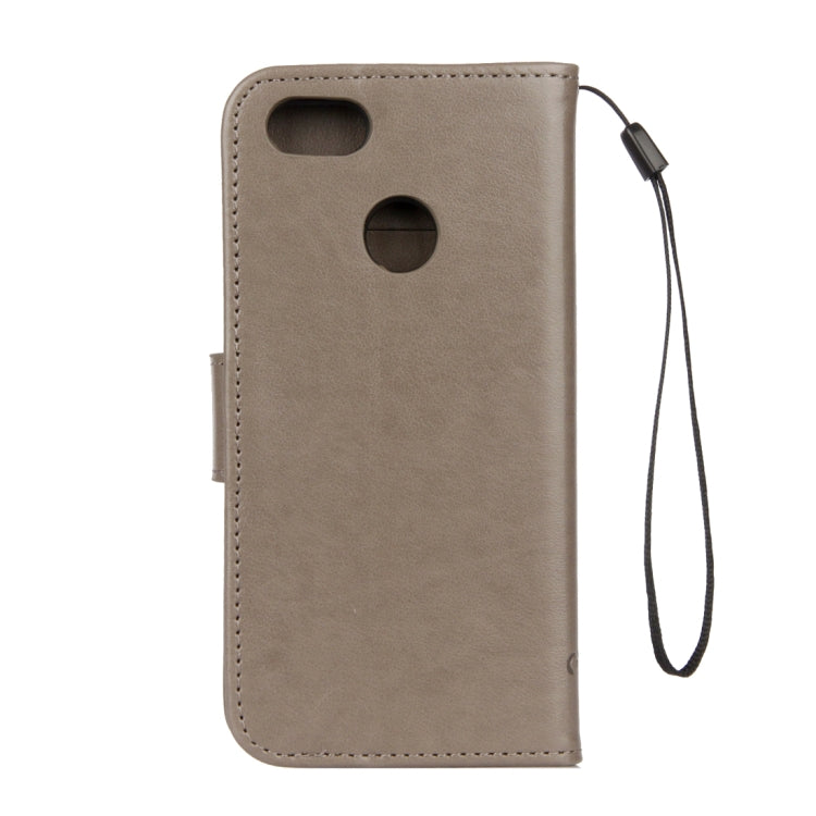 For Huawei Y9 (2018) Lotus Butterfly Pattern Horizontal Flip Leather Case with Holder & Card Slots & Wallet & Lanyard