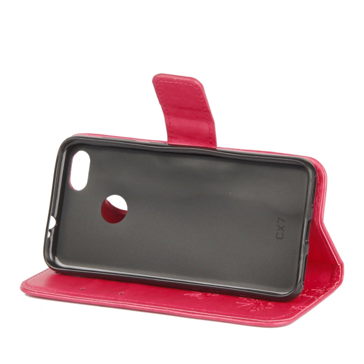 For Huawei Y9 (2018) Lotus Butterfly Pattern Horizontal Flip Leather Case with Holder & Card Slots & Wallet & Lanyard