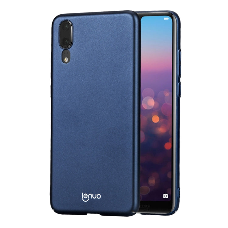 Lenuo Leshield Series for Huawei P20 PC Dropproof Protective Back Cover Case(Blue)