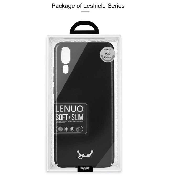 Lenuo Leshield Series for Huawei P20 PC Dropproof Protective Back Cover Case(Blue)