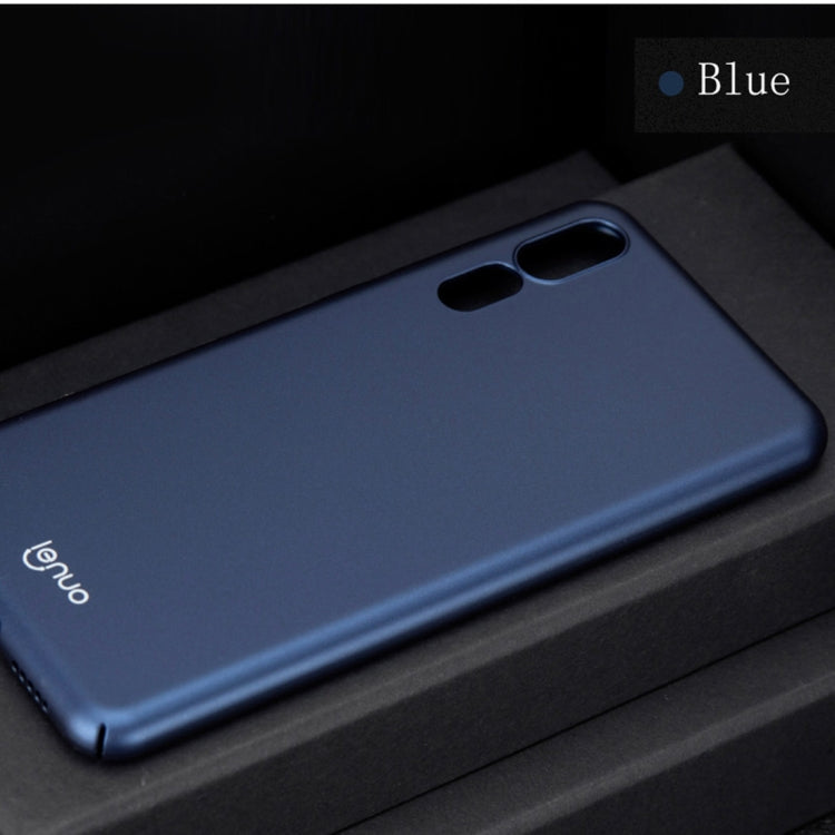 Lenuo Leshield Series for Huawei P20 PC Dropproof Protective Back Cover Case(Blue)