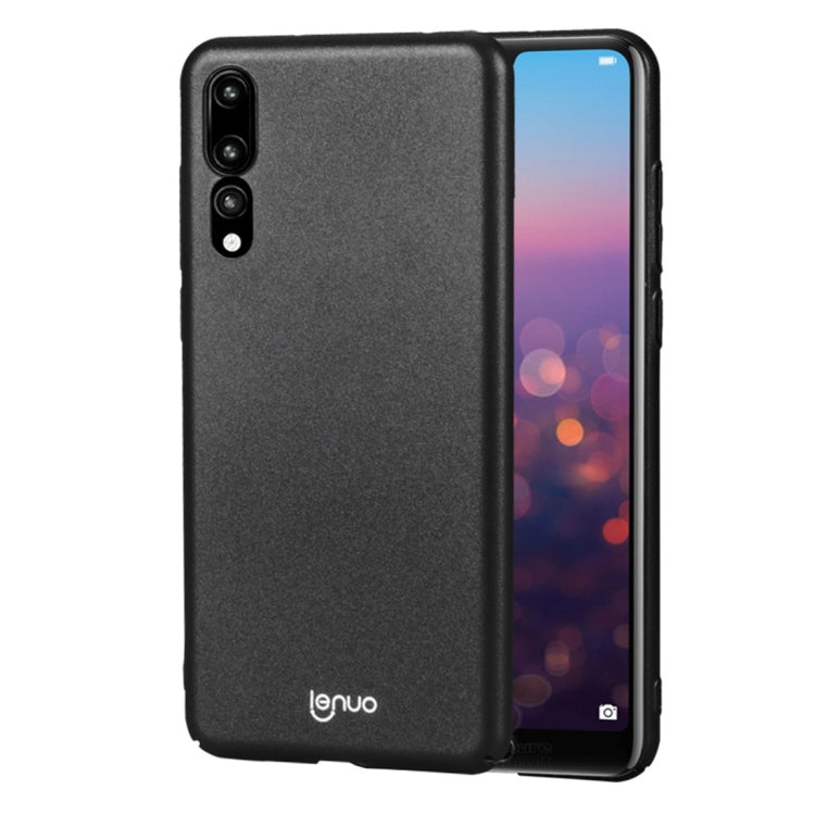 Lenuo Leshield Series for Huawei P20 Pro PC Dropproof Protective Back Cover Case (Black)