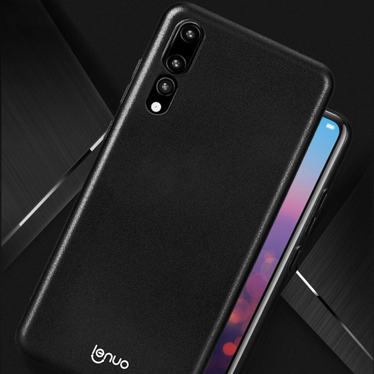 Lenuo Leshield Series for Huawei P20 Pro PC Dropproof Protective Back Cover Case (Black)