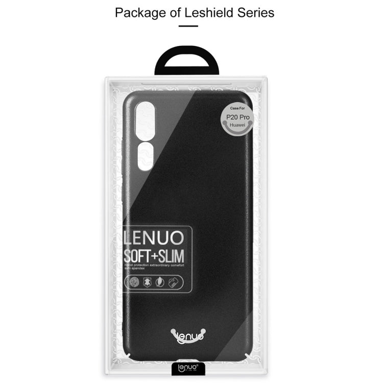 Lenuo Leshield Series for Huawei P20 Pro PC Dropproof Protective Back Cover Case (Black)
