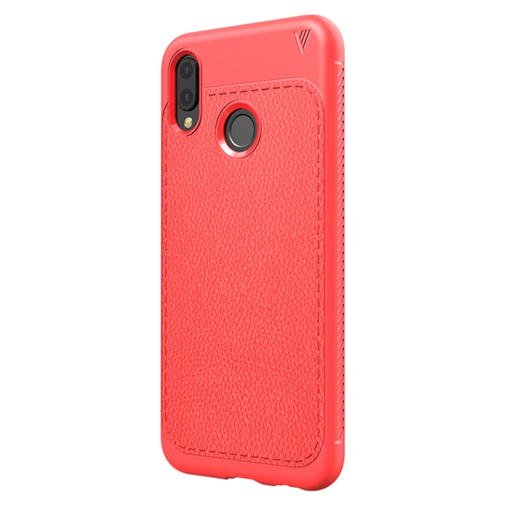 Lenuo Leshen Series for Huawei P20 Lite TPU Litchi Texture Dropproof Protective Back Cover Case