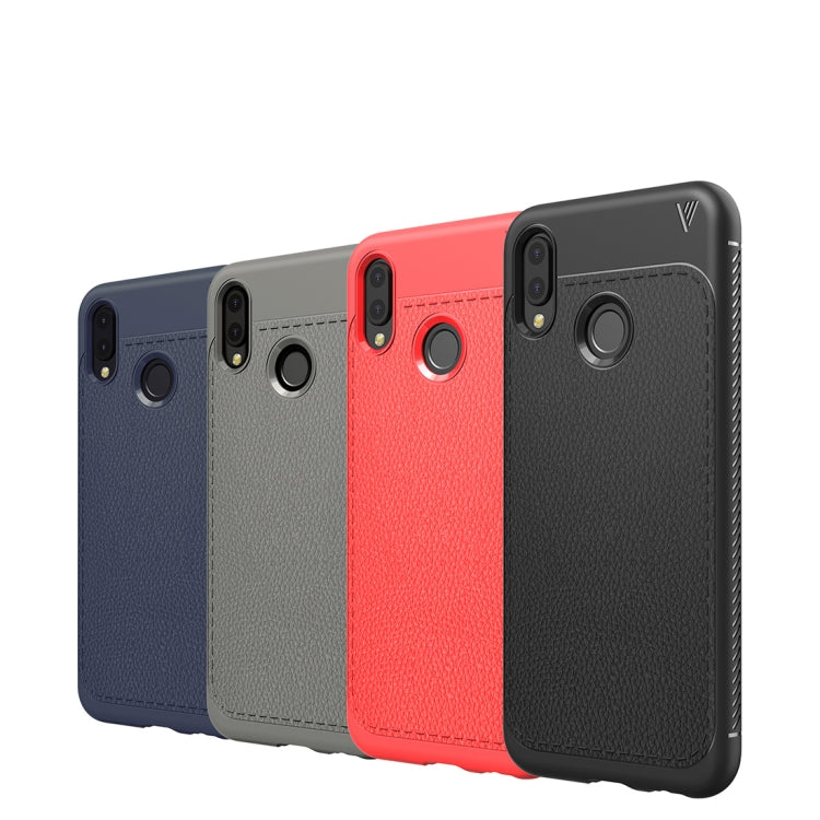 Lenuo Leshen Series for Huawei P20 Lite TPU Litchi Texture Dropproof Protective Back Cover Case