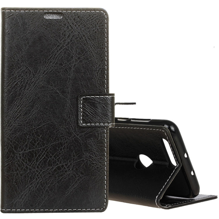 For Huawei Honor 7A Retro Crazy Horse Texture Horizontal Flip Leather Case with Holder & Card Slots & Wallet & Photo Frame