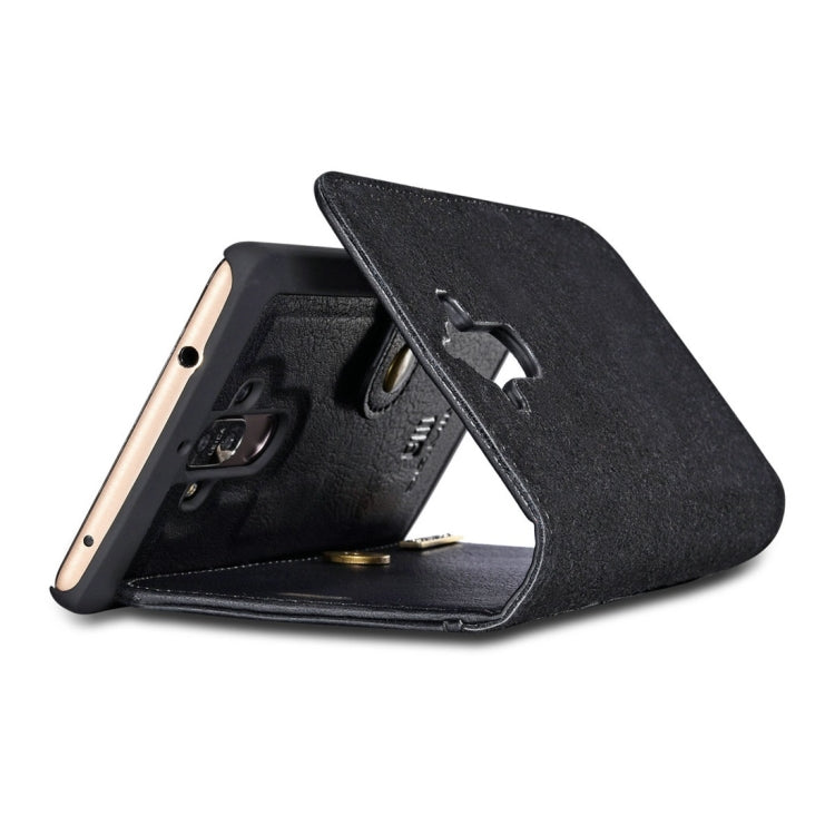 For Huawei Mate 9 Crazy Horse Texture Horizontal Flip Detachable Magnetic Protective Case with Holder & Card Slots & Wallet