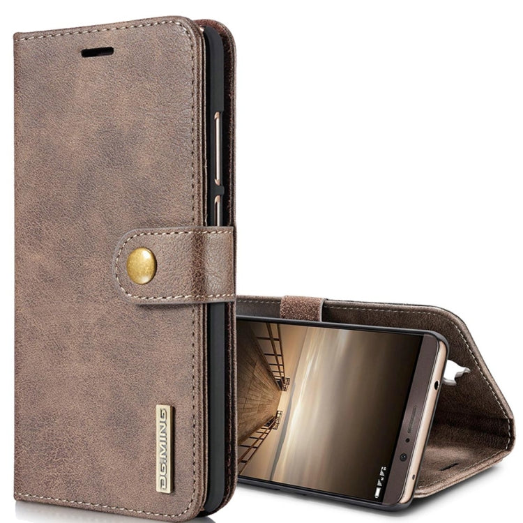 For Huawei Mate 9 Crazy Horse Texture Horizontal Flip Detachable Magnetic Protective Case with Holder & Card Slots & Wallet