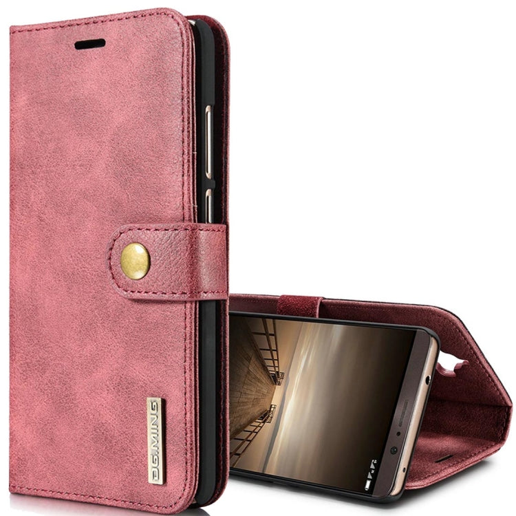 For Huawei Mate 9 Crazy Horse Texture Horizontal Flip Detachable Magnetic Protective Case with Holder & Card Slots & Wallet