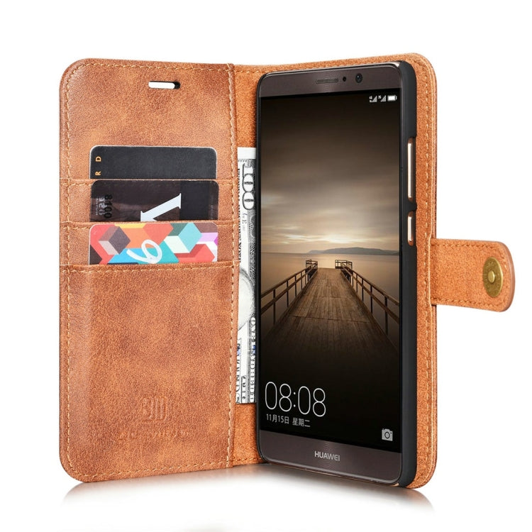 For Huawei Mate 9 Crazy Horse Texture Horizontal Flip Detachable Magnetic Protective Case with Holder & Card Slots & Wallet