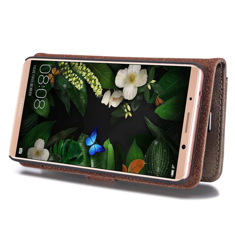 For Huawei Mate 10 Crazy Horse Texture Horizontal Flip Detachable Magnetic Protective Case with Holder & Card Slots & Wallet