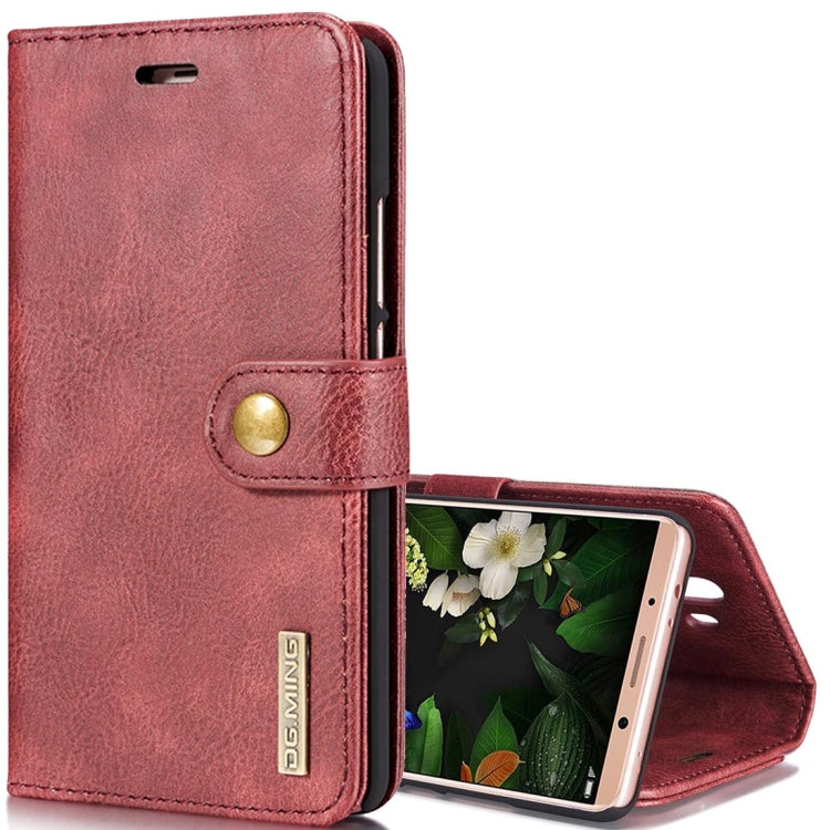 For Huawei Mate 10 Crazy Horse Texture Horizontal Flip Detachable Magnetic Protective Case with Holder & Card Slots & Wallet