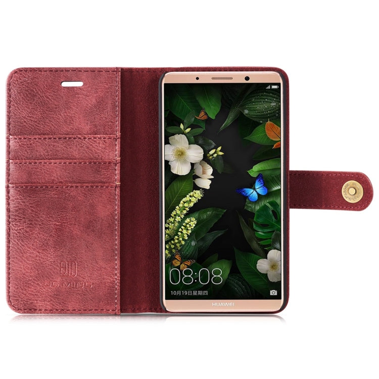 For Huawei Mate 10 Crazy Horse Texture Horizontal Flip Detachable Magnetic Protective Case with Holder & Card Slots & Wallet
