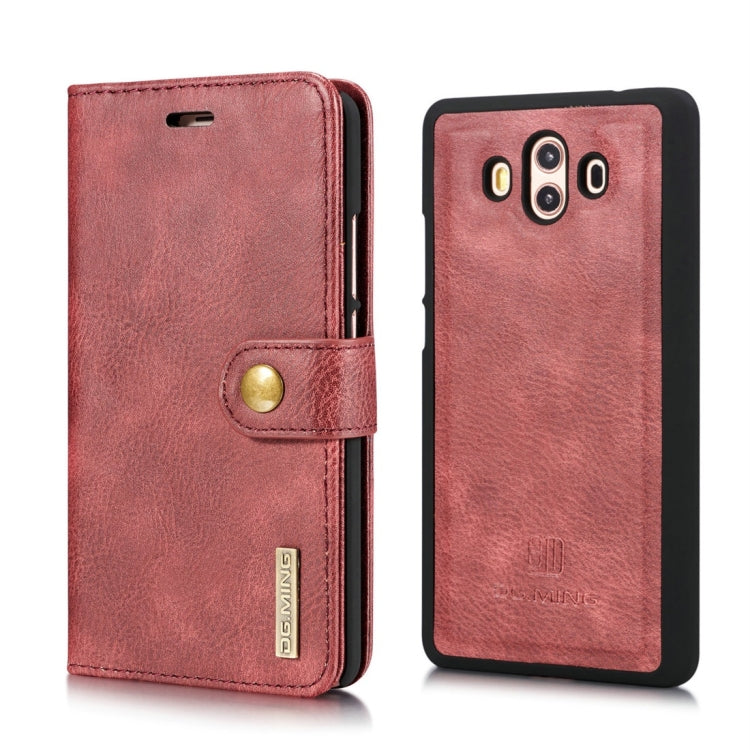 For Huawei Mate 10 Crazy Horse Texture Horizontal Flip Detachable Magnetic Protective Case with Holder & Card Slots & Wallet