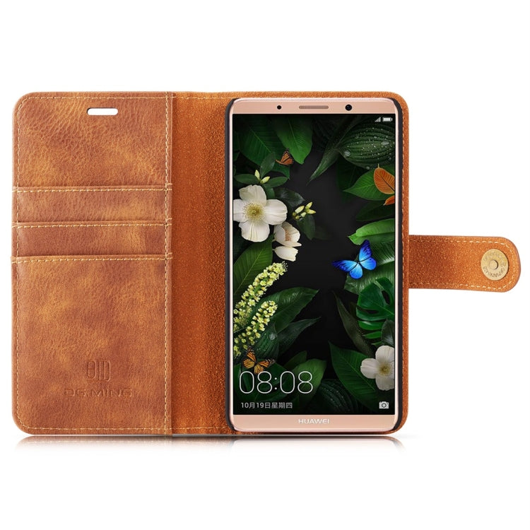 For Huawei Mate 10 Crazy Horse Texture Horizontal Flip Detachable Magnetic Protective Case with Holder & Card Slots & Wallet