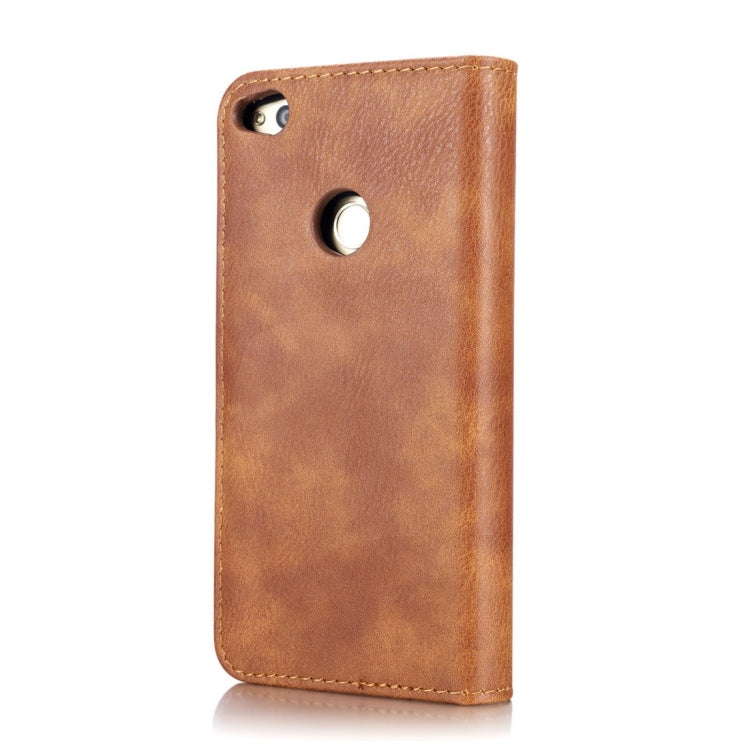 For Huawei P8 Lite (2017) Crazy Horse Texture Horizontal Flip Detachable Magnetic Protective Case with Holder & Card Slots & Wallet