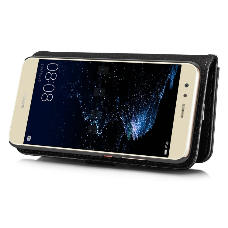 For Huawei P10 Plus Crazy Horse Texture Horizontal Flip Detachable Magnetic Protective Case with Holder & Card Slots & Wallet