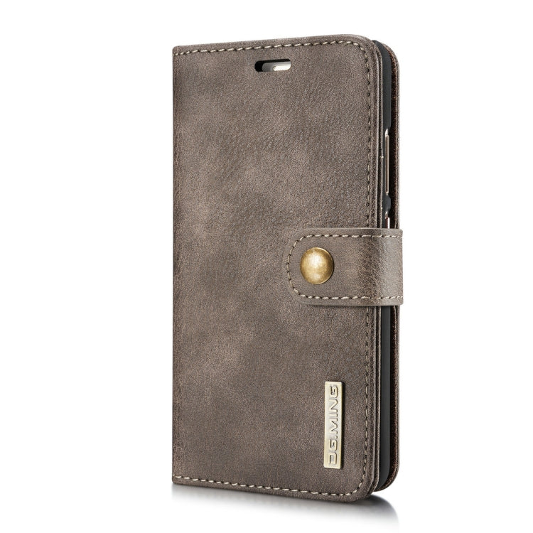 For Huawei P10 Plus Crazy Horse Texture Horizontal Flip Detachable Magnetic Protective Case with Holder & Card Slots & Wallet