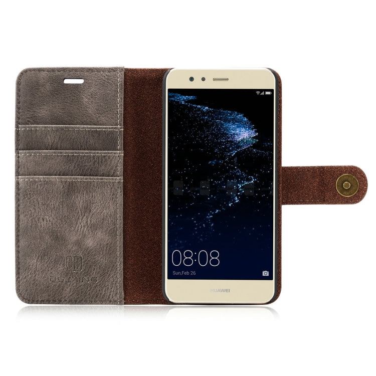 For Huawei P10 Plus Crazy Horse Texture Horizontal Flip Detachable Magnetic Protective Case with Holder & Card Slots & Wallet