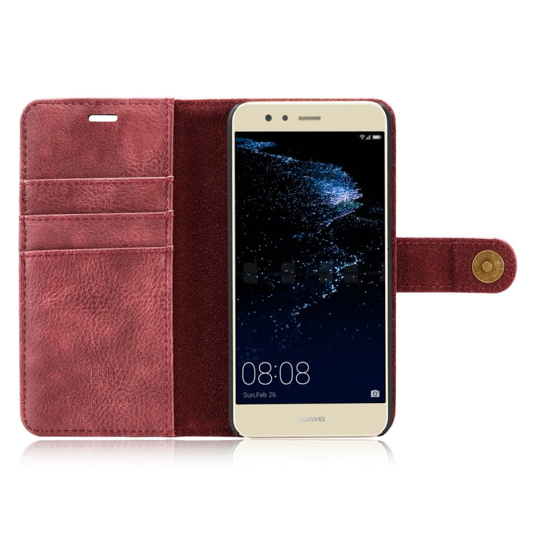 For Huawei P10 Plus Crazy Horse Texture Horizontal Flip Detachable Magnetic Protective Case with Holder & Card Slots & Wallet