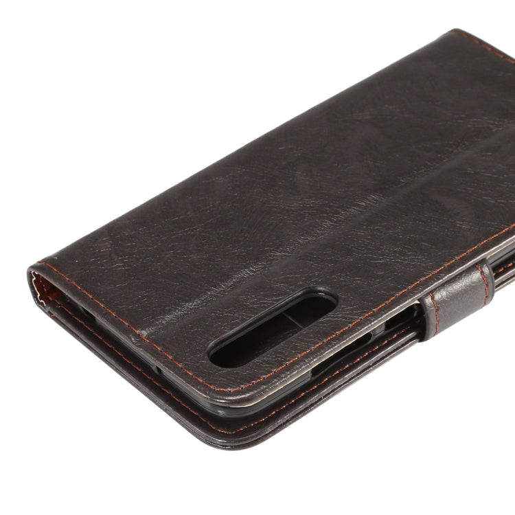 For Huawei P20 Pro Crazy Horse Texcture PU + TPU Horizontal Flip Leather Case with Holder & Card Slots & Wallet & Photo Frame