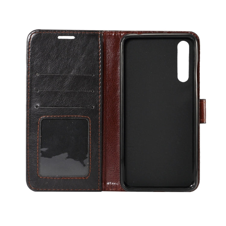 For Huawei P20 Pro Crazy Horse Texcture PU + TPU Horizontal Flip Leather Case with Holder & Card Slots & Wallet & Photo Frame