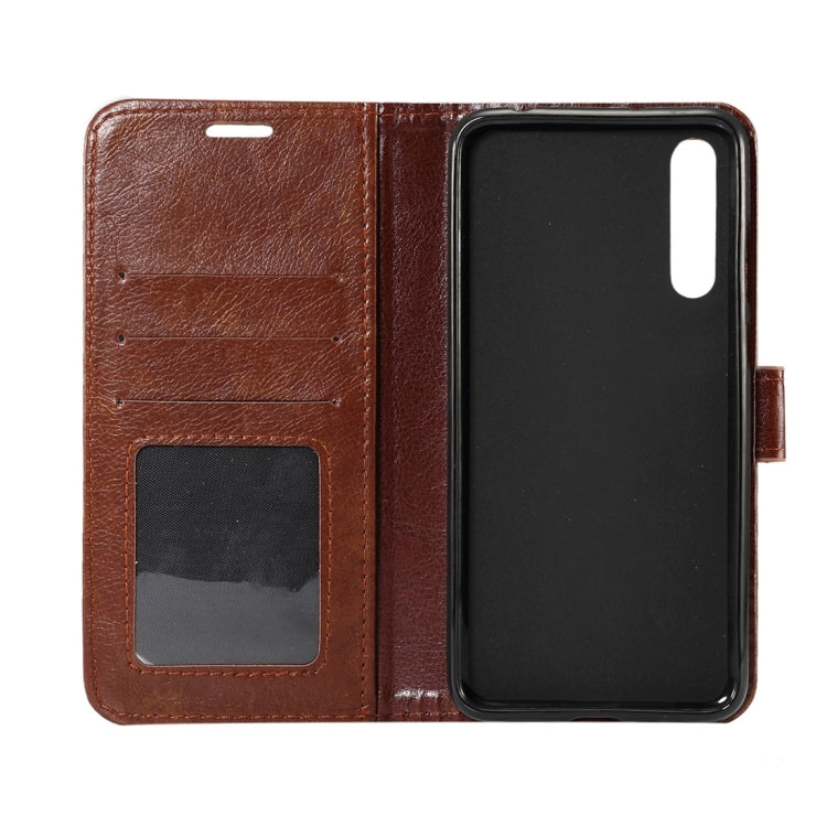 For Huawei P20 Pro Crazy Horse Texcture PU + TPU Horizontal Flip Leather Case with Holder & Card Slots & Wallet & Photo Frame