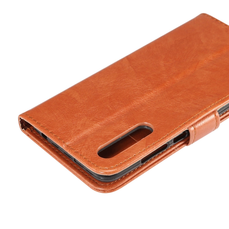 For Huawei P20 Pro Crazy Horse Texcture PU + TPU Horizontal Flip Leather Case with Holder & Card Slots & Wallet & Photo Frame