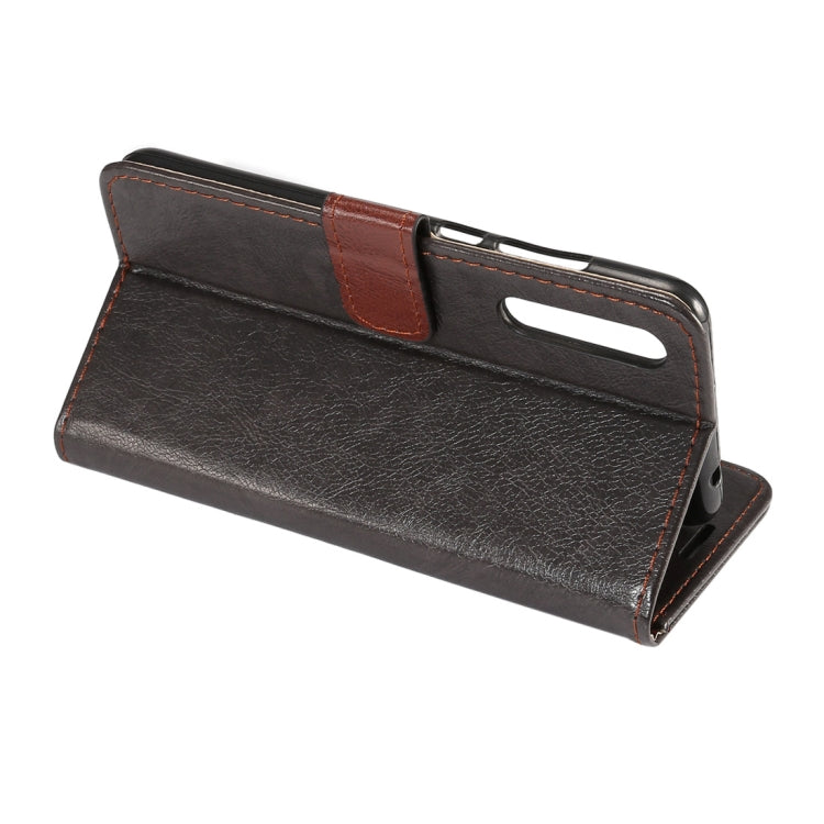 For Huawei P20 Crazy Horse Texcture PU + TPU Horizontal Flip Leather Case with Holder & Card Slots & Wallet & Photo Frame