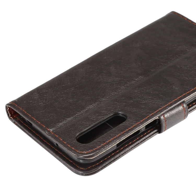 For Huawei P20 Crazy Horse Texcture PU + TPU Horizontal Flip Leather Case with Holder & Card Slots & Wallet & Photo Frame