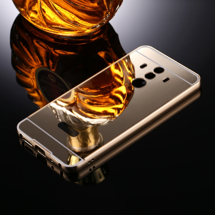 For Huawei Mate 10 Pro Electroplating + PC Mirror Protective Back Cover Case