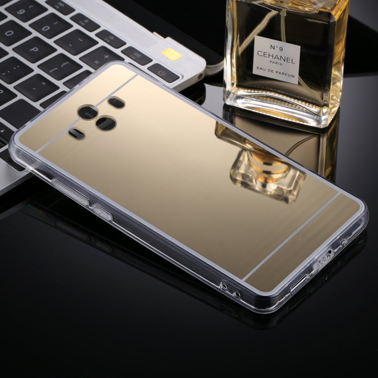 For Huawei Mate 10 Acrylic + TPU Electroplating Mirror Protective Back Cover Case