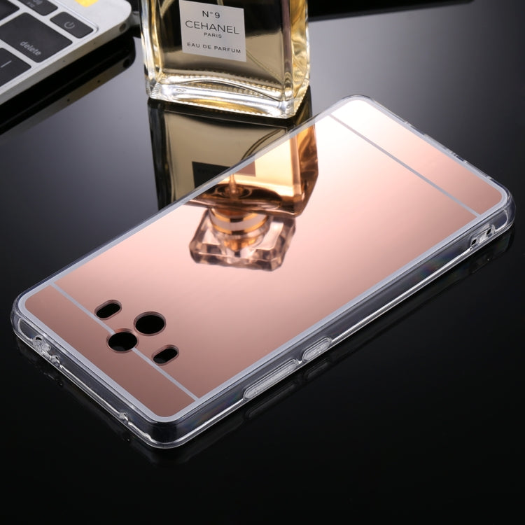 For Huawei Mate 10 Acrylic + TPU Electroplating Mirror Protective Back Cover Case