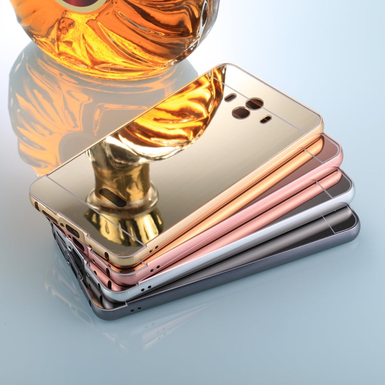 For Huawei Mate 10 Electroplating + PC Mirror Protective Back Cover Case