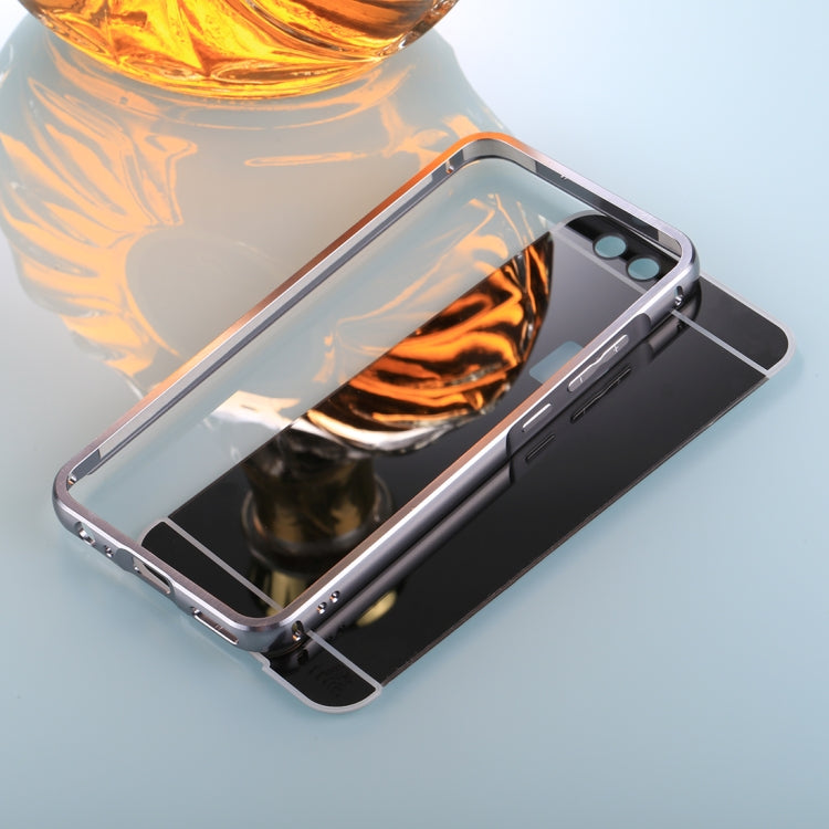 For Huawei P10 Electroplating + PC Mirror Protective Back Cover Case