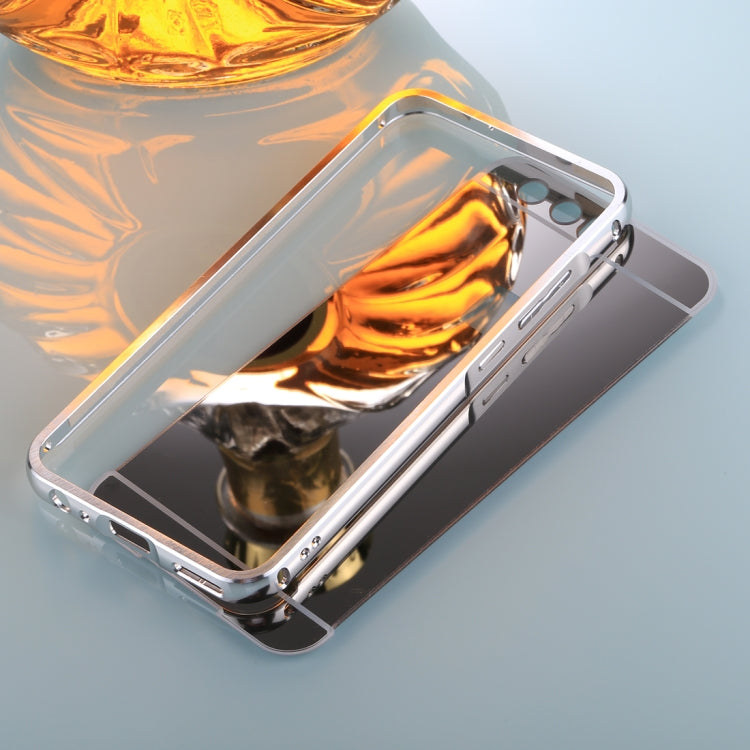 For Huawei P10 Electroplating + PC Mirror Protective Back Cover Case