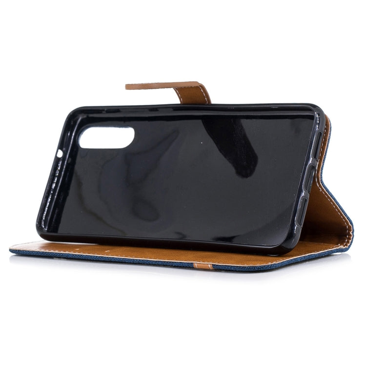 For Huawei P20 Denim Texture TPU + PU Horizontal Flip Leather Case with Holder & Card Slots & Wallet & Lanyard
