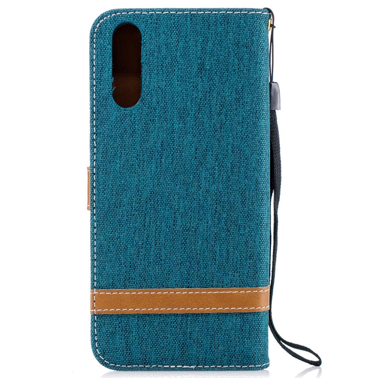 For Huawei P20 Denim Texture TPU + PU Horizontal Flip Leather Case with Holder & Card Slots & Wallet & Lanyard