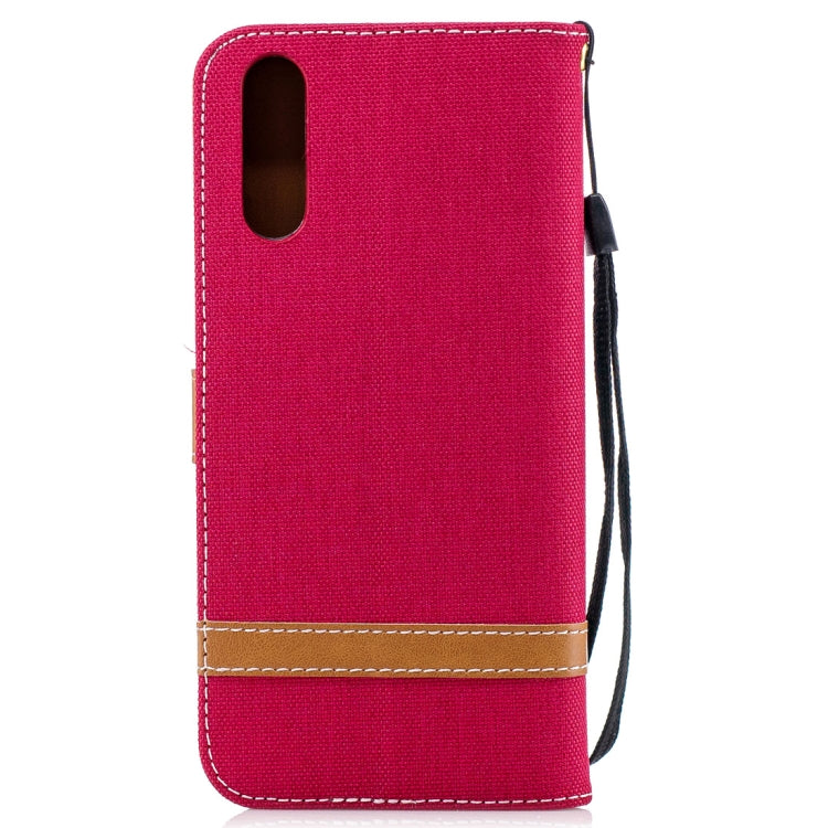 For Huawei P20 Denim Texture TPU + PU Horizontal Flip Leather Case with Holder & Card Slots & Wallet & Lanyard