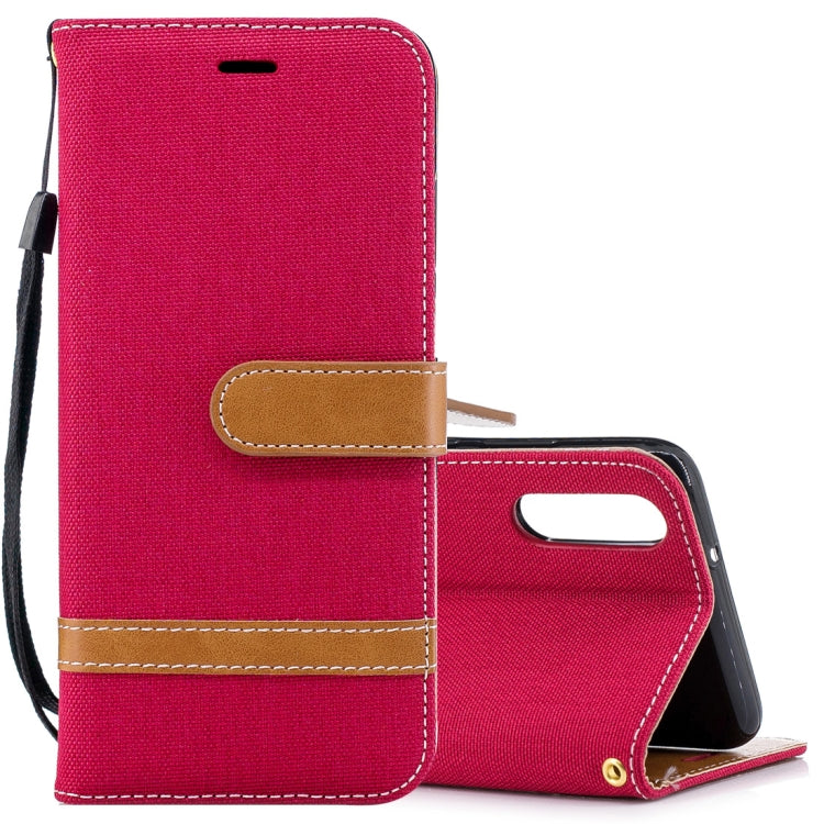 For Huawei P20 Denim Texture TPU + PU Horizontal Flip Leather Case with Holder & Card Slots & Wallet & Lanyard