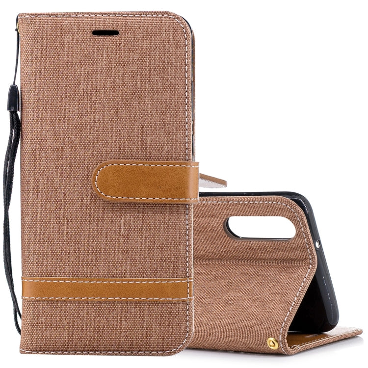 For Huawei P20 Denim Texture TPU + PU Horizontal Flip Leather Case with Holder & Card Slots & Wallet & Lanyard