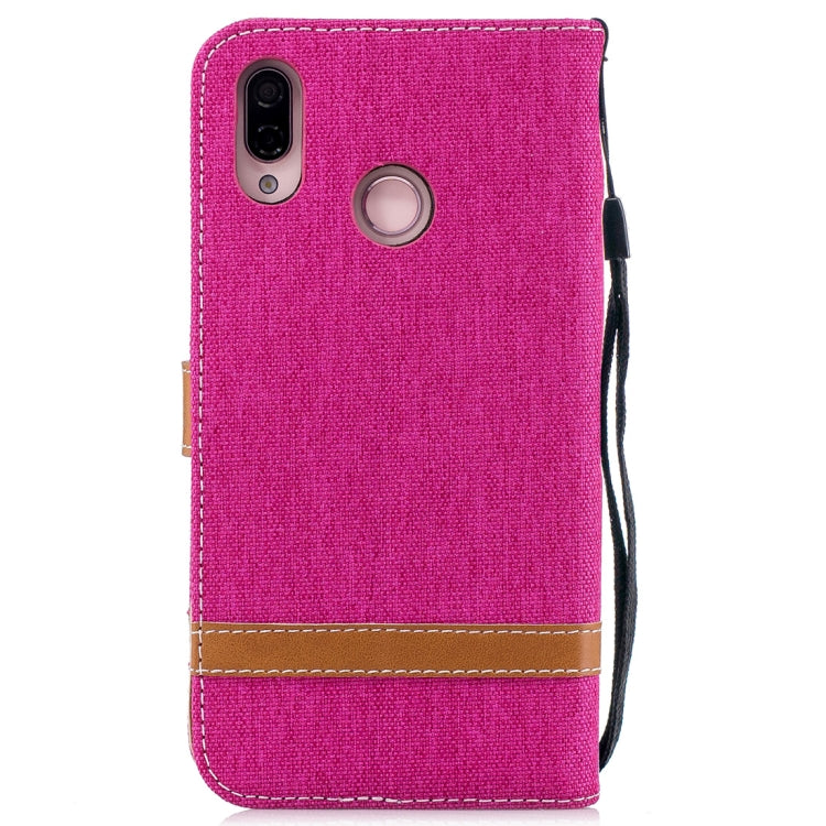 For Huawei P20 Lite & nova 3e Denim Texture TPU + PU Horizontal Flip Leather Case with Holder & Card Slots & Wallet & Lanyard