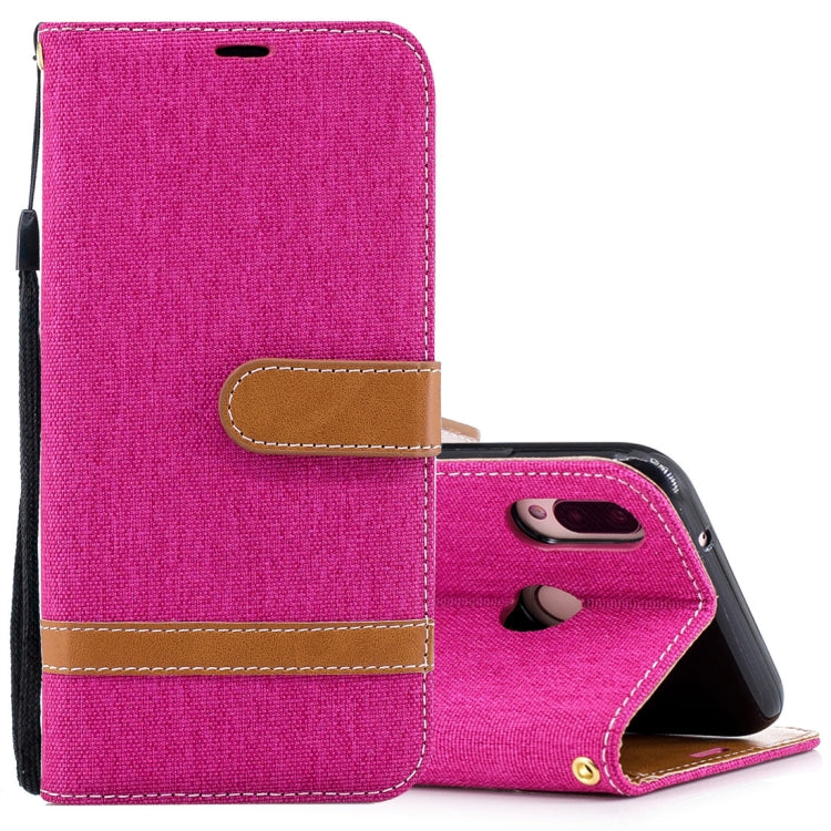 For Huawei P20 Lite & nova 3e Denim Texture TPU + PU Horizontal Flip Leather Case with Holder & Card Slots & Wallet & Lanyard