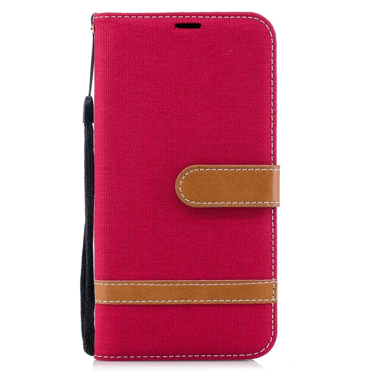 For Huawei P20 Lite & nova 3e Denim Texture TPU + PU Horizontal Flip Leather Case with Holder & Card Slots & Wallet & Lanyard