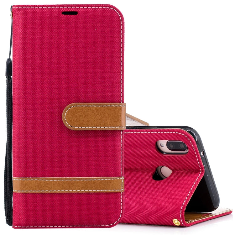 For Huawei P20 Lite & nova 3e Denim Texture TPU + PU Horizontal Flip Leather Case with Holder & Card Slots & Wallet & Lanyard