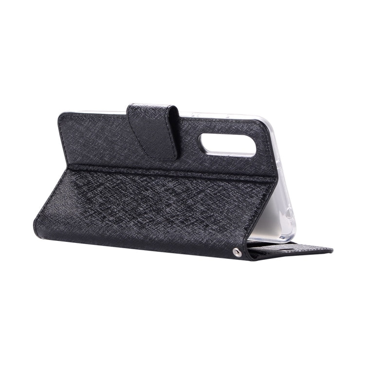 For Huawei P20 Silk Texture Horizontal Flip Leather Case with Holder & Card slots & Wallet & Photo Frame