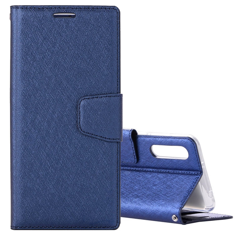 For Huawei P20 Silk Texture Horizontal Flip Leather Case with Holder & Card slots & Wallet & Photo Frame