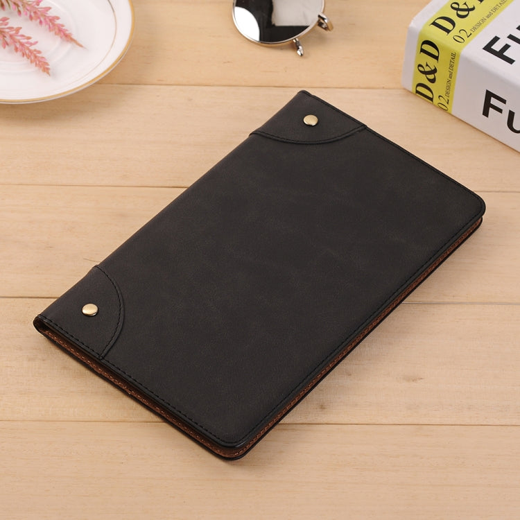 For Huawei MediaPad M5 8.4 inch Vintage Book Style Horizontal Flip Environmental PU Leather Case with Holder & Card Slots & Wallet & Photo Frame